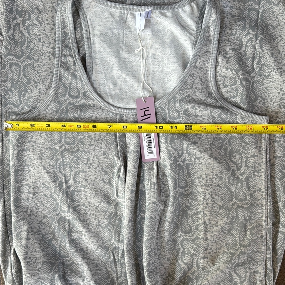 Bare Necessities Gray Pleated Maxi Sundress with pockets relaxed snake - Picture 6 of 6
